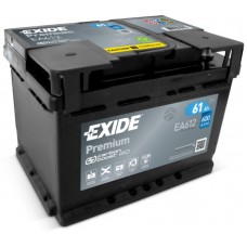 Akumulator Exide Premium 12V 61Ah 600A, EA612